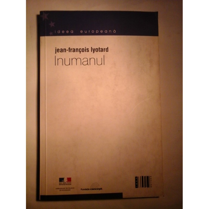 INUMANUL - JEAN - FRANCOIS LYOTARD INUMANUL - JEAN - FRANCOIS LYOTARD